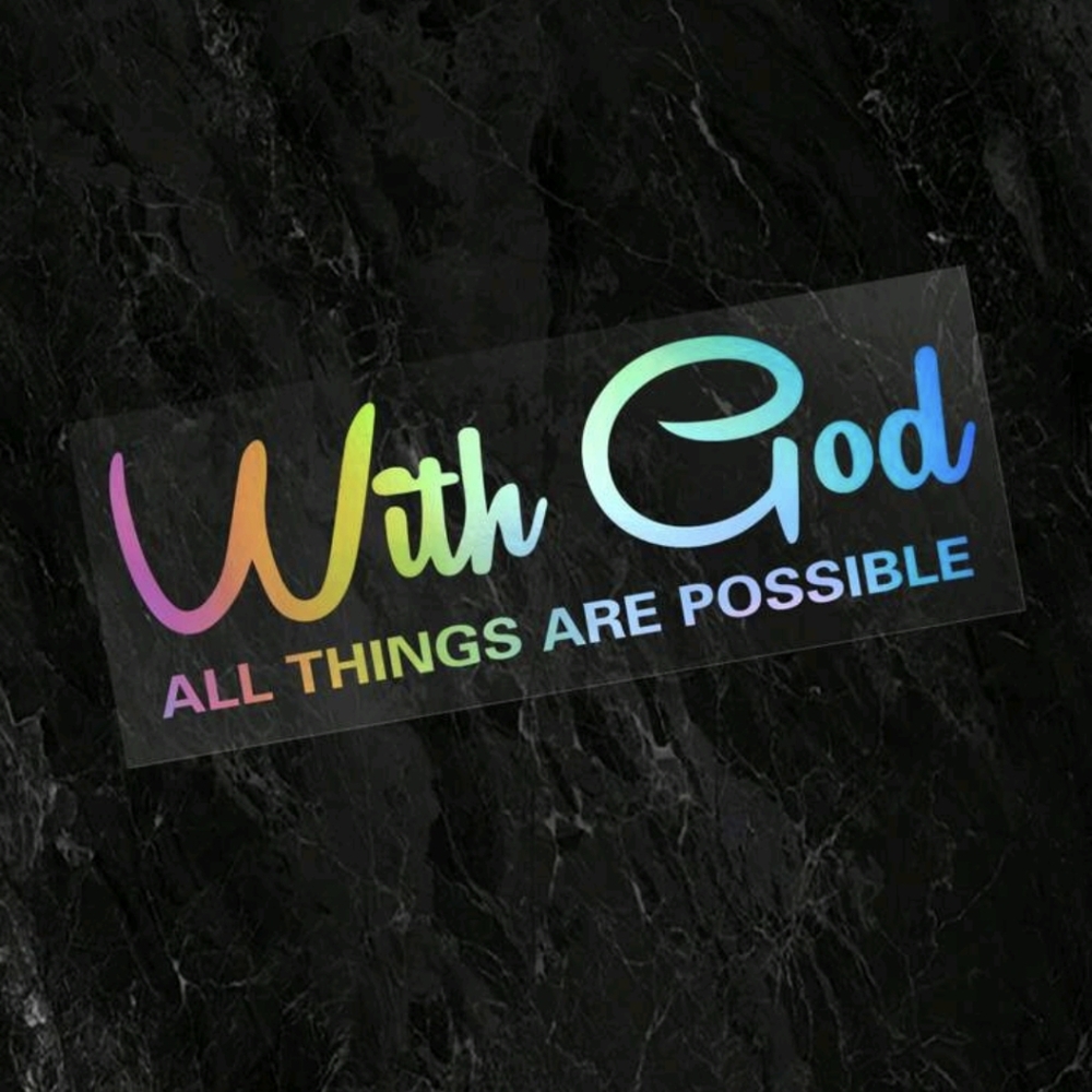 Inspirational Vehicle Window Decal Rism Affect - Picture 3 of 4